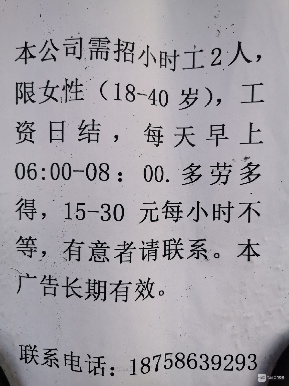 桐乡最新临时工招聘信息及动态更新