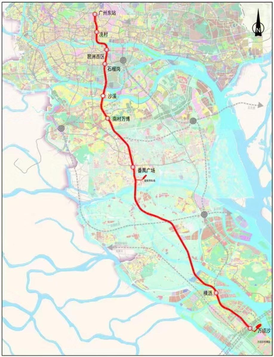 广州地铁新线路图揭示城市脉络新走向