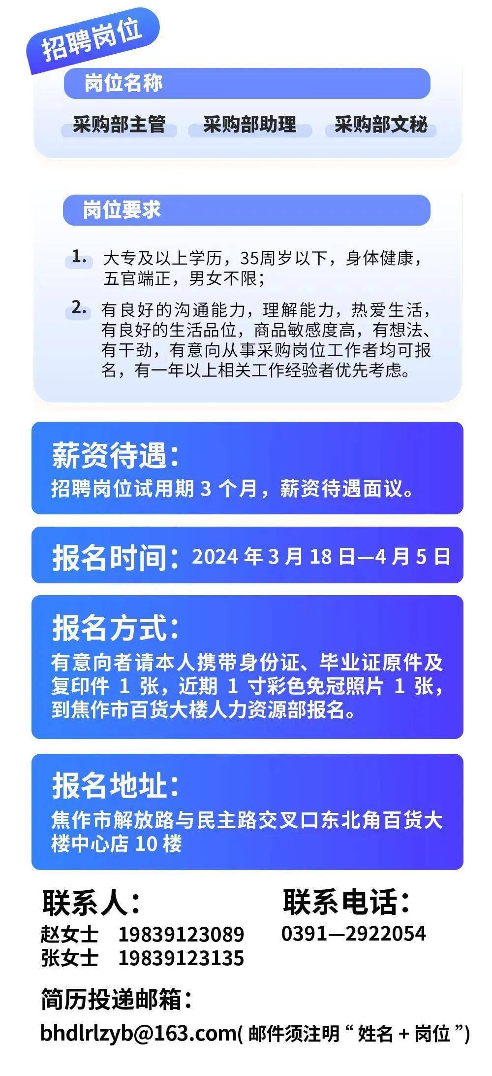 焦作最新招聘信息总览