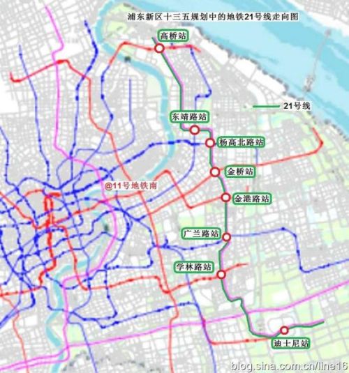 上海地铁21号线线路图更新及其影响解析